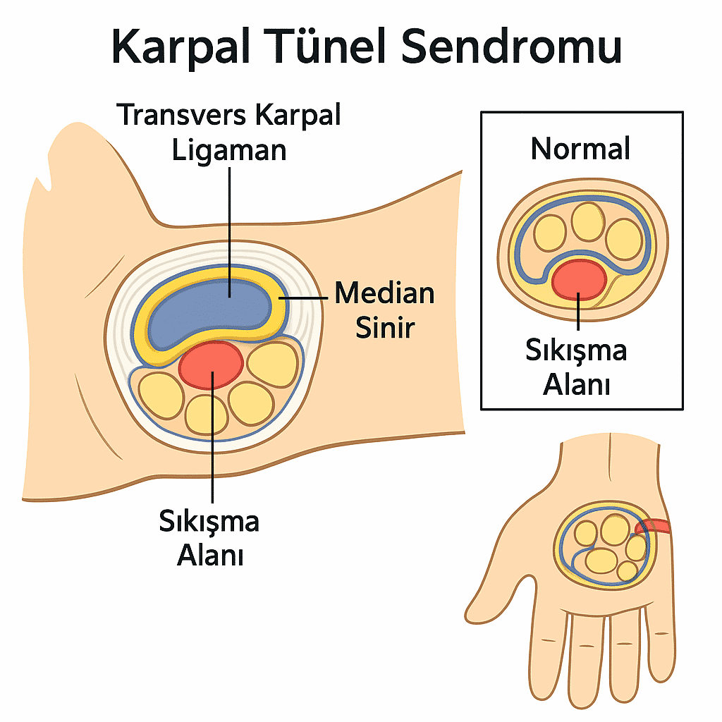 sinir sıkışması neden olur