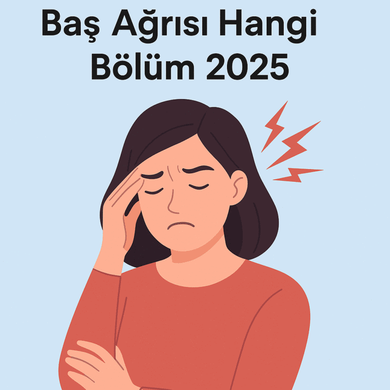 baş ağrısı hangi bölüm 2025
