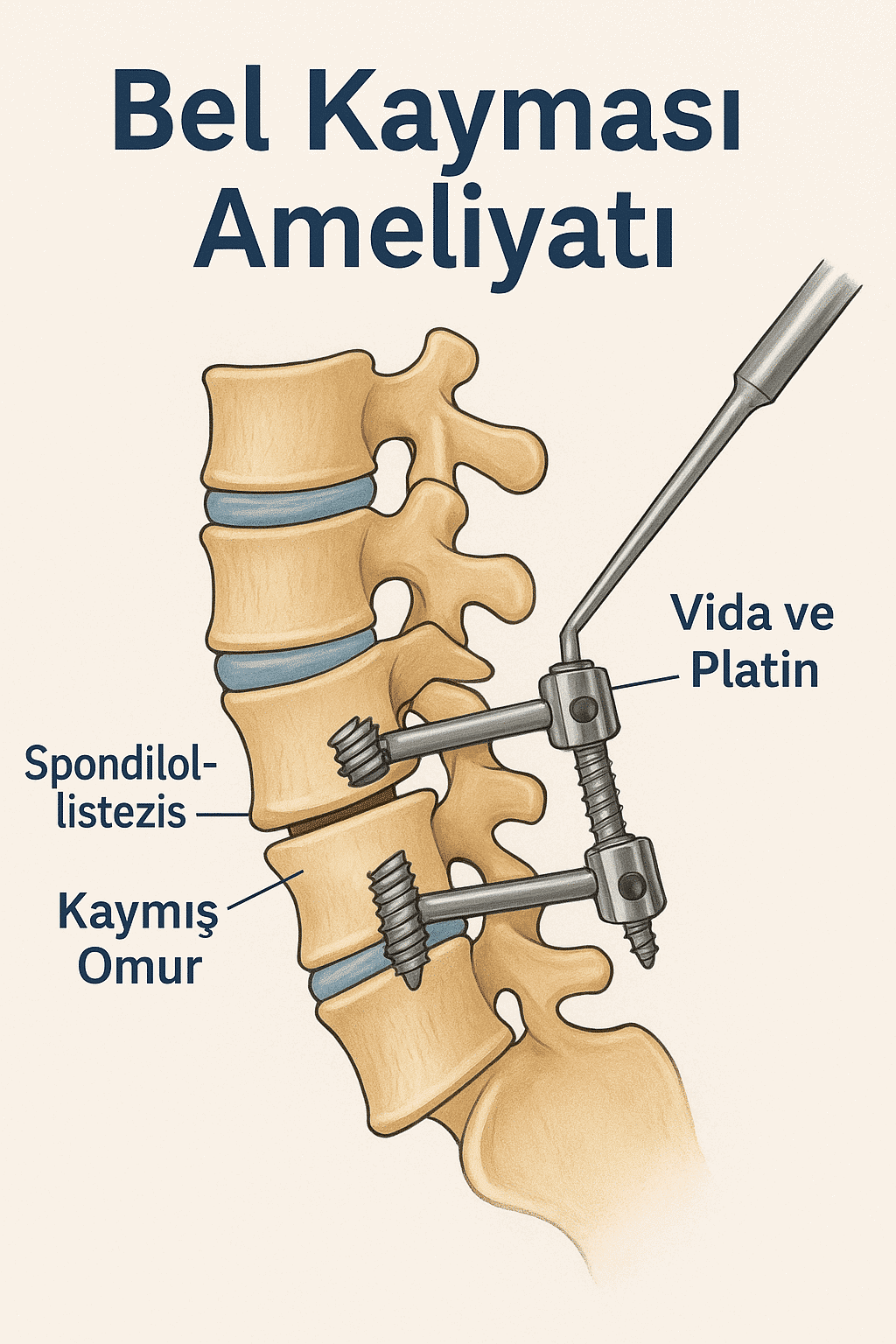 bel kayması ameliyatı