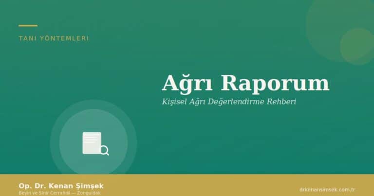 Ağrı Raporum: Kişisel Ağrı Değerlendirme Rehberi