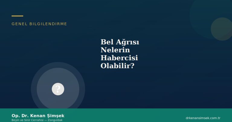 Bel Ağrısı Nelerin Habercisi Olabilir?