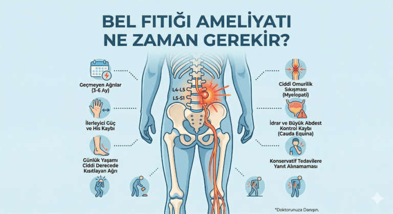 Bel Fıtığı Ameliyatı Ne Zaman Gerekir?