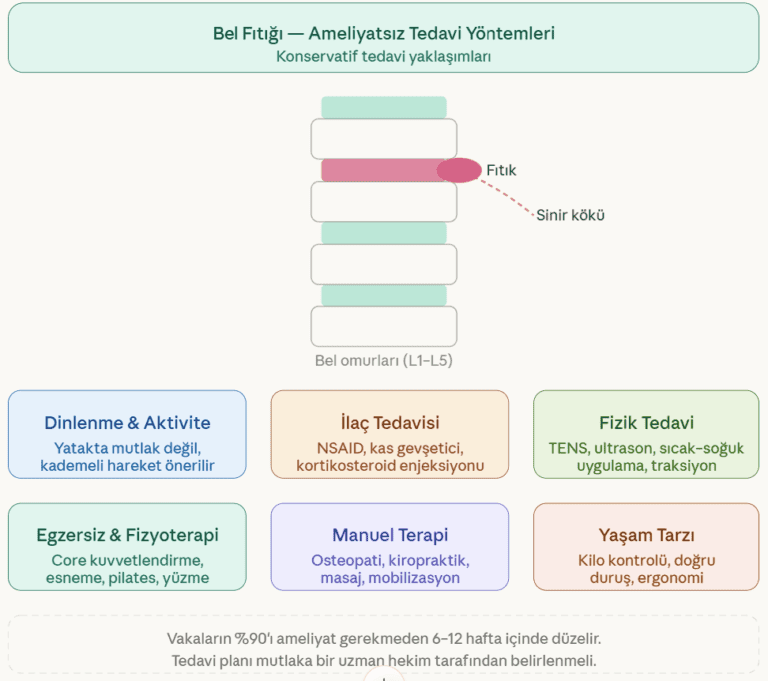 bel fıtığı ameliyatsız tedavi.