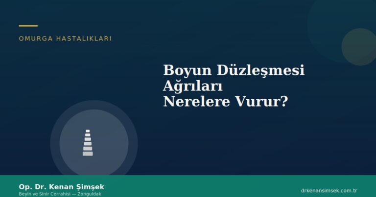 Boyun Düzleşmesi Ağrıları Nerelere Vurur?