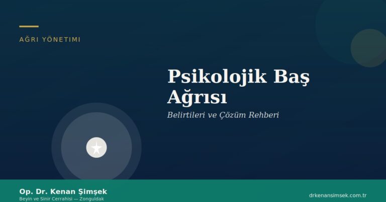 Psikolojik Baş Ağrısı: Belirtileri ve Çözüm Rehberi