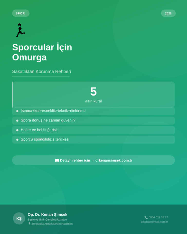 Sporcular İçin Omurga Koruma Rehberi: Sakatlıktan Korunma ve Spora Dönüş (2026)